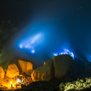 Blu fire Kawah Ijen